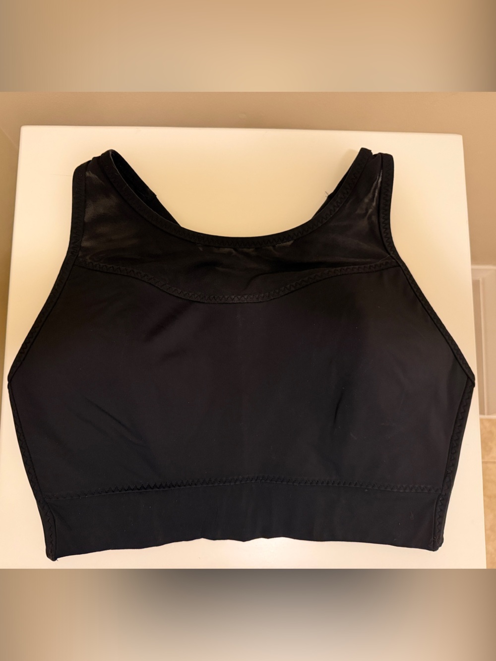 Athleta Gigi High Impact Wireless Sports Bra - Black - Size M
